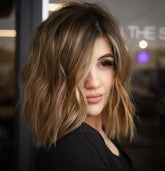 Cinnamon Balayage Short Bob Wigs for Women Caucasian 100% Human Hair